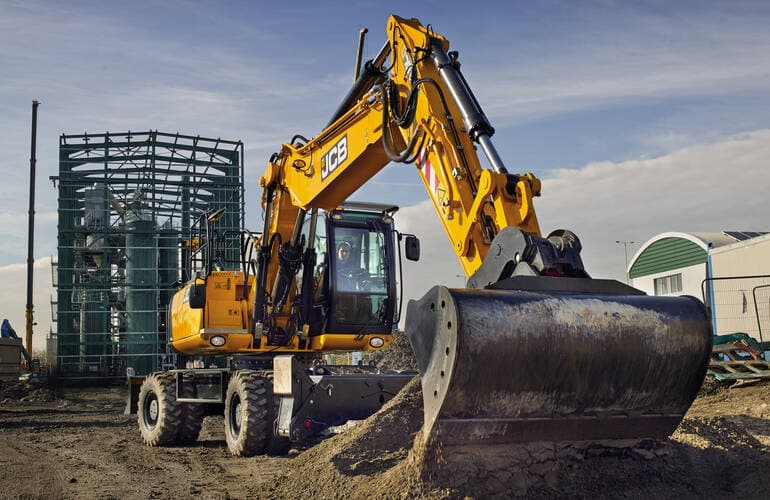 Колесный экскаватор JCB JS200W