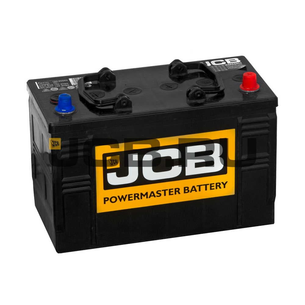 Аккумулятор 12В, 105А/ч, сухозяряженный JCB 729/20663