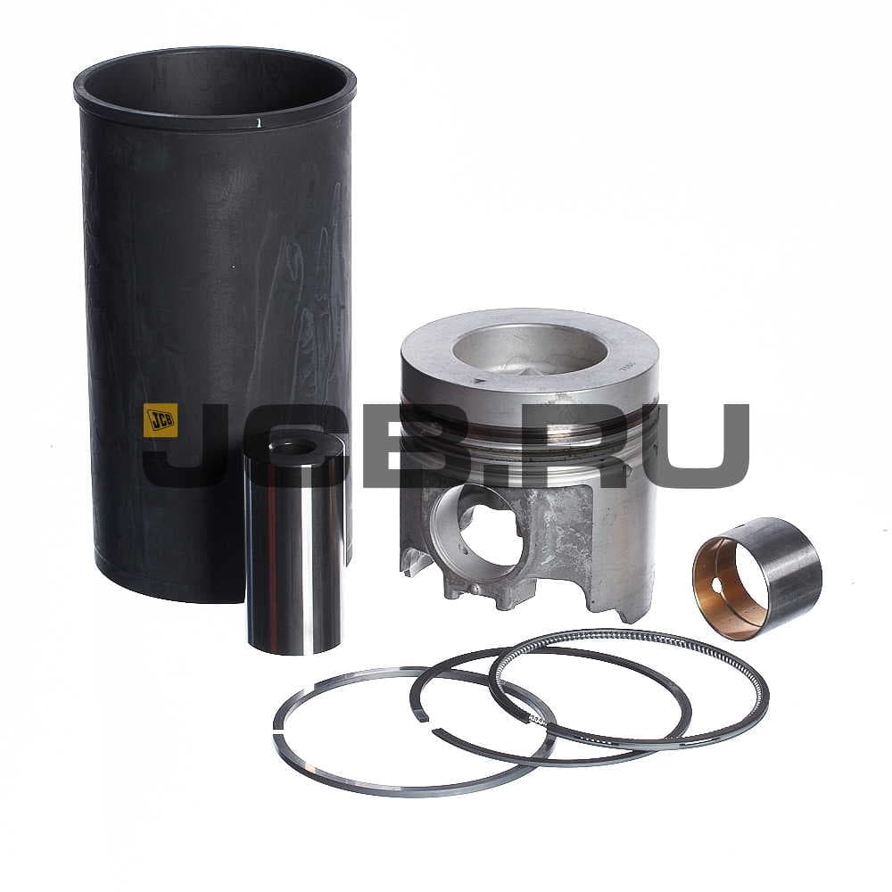 Комплект: гильза, поршень, кольца на 1 цилиндр JCB 02/800757