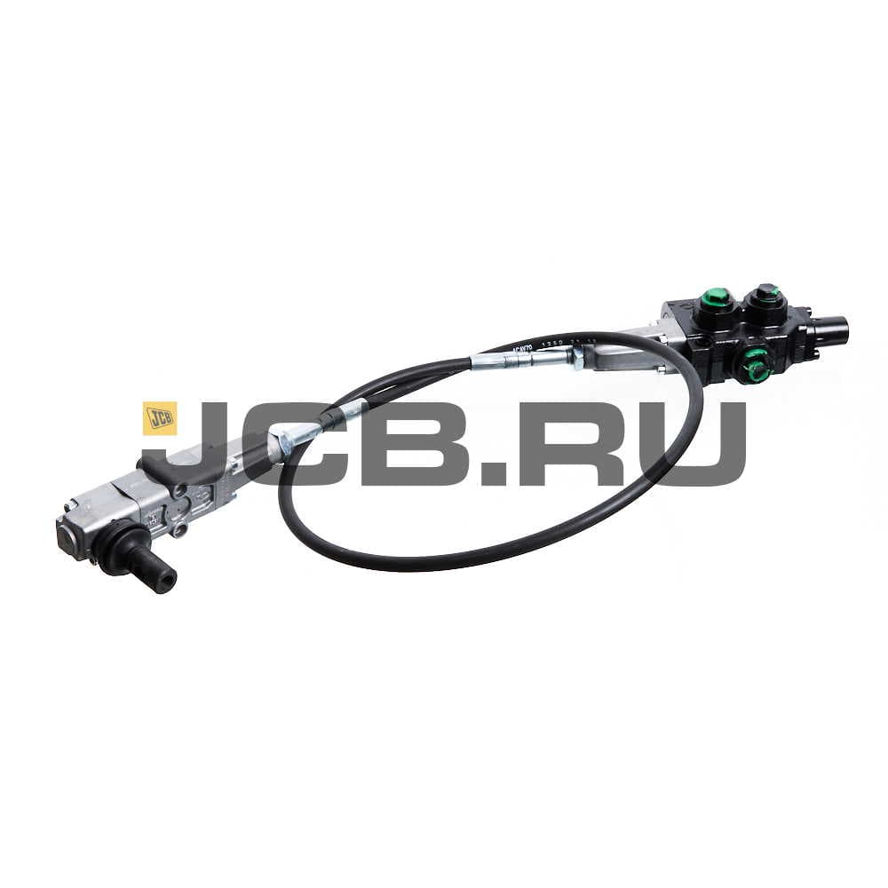 Клапан гидравлический с тросом привода JCB 160/01791