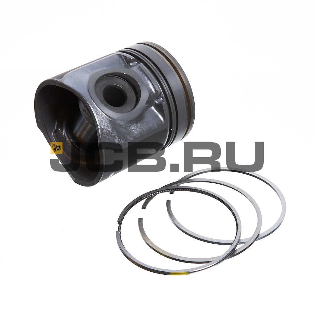 Поршень с кольцами в сборе (нат. асп.) STD JCB 320/09210