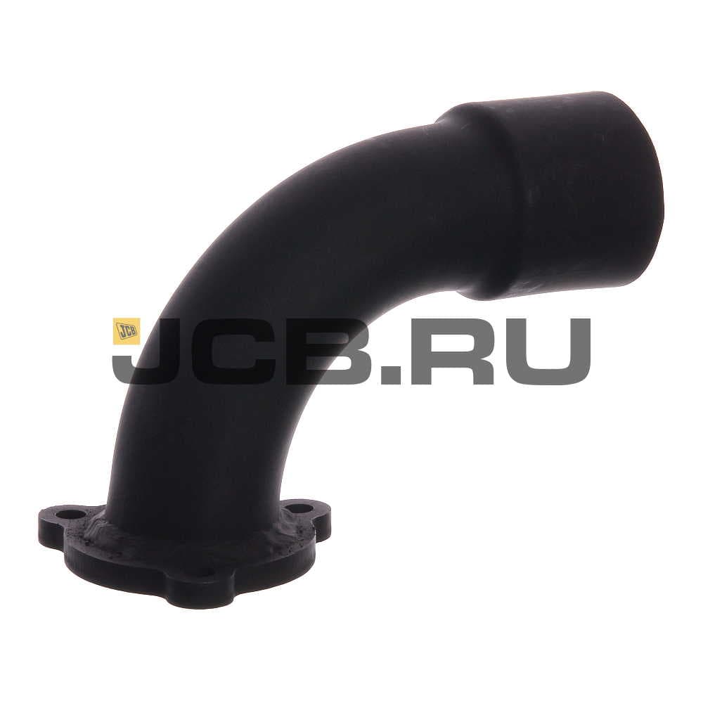 Труба глушителя с фланцем JCB 332/C6120