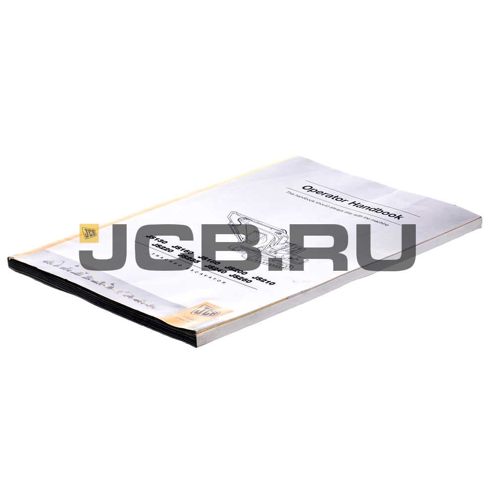 Руководство оператора JS200/10 (Английский язык) JCB 9801/8960
