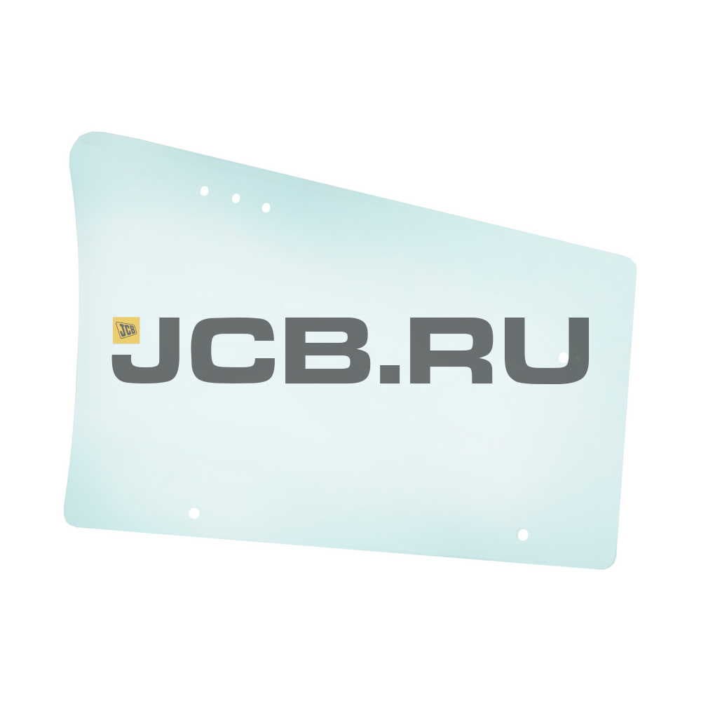 Стекло правое боковое JCB 827/80249