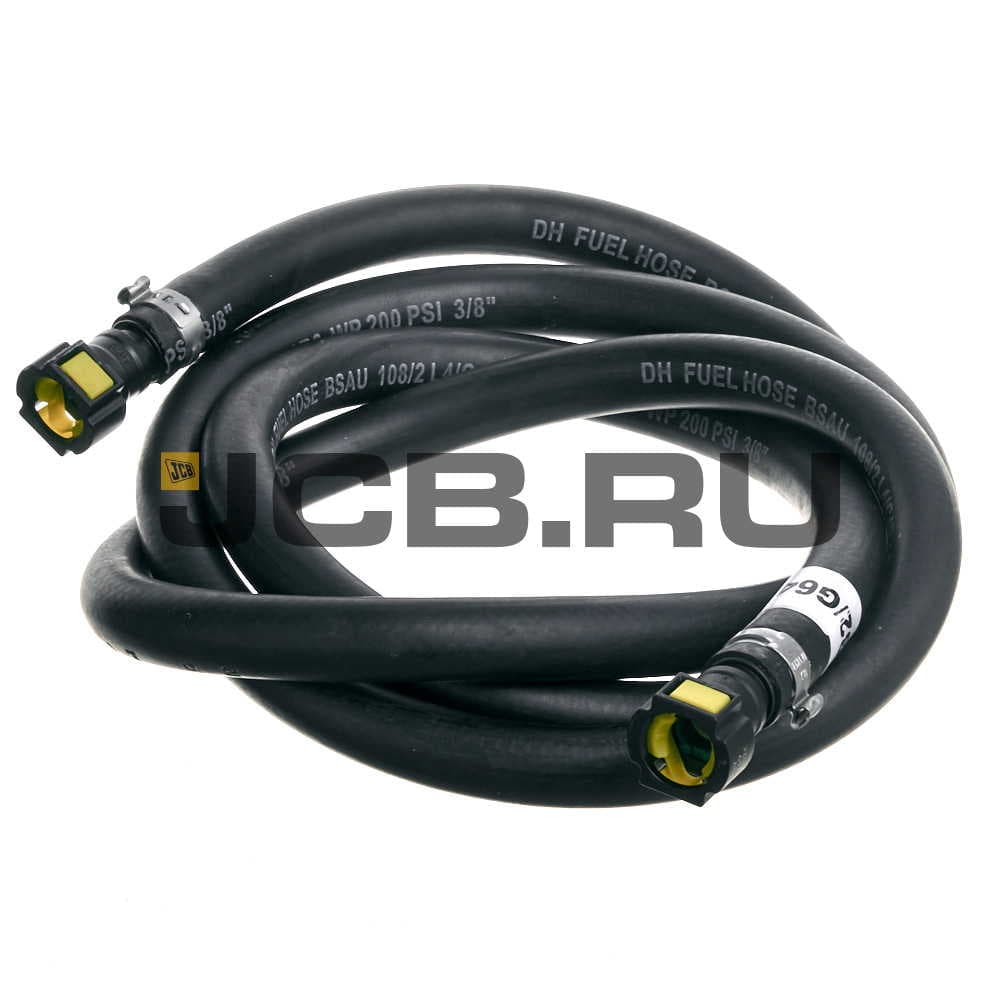Шланг топливный 1937mm (От ф. отст. к насосу подк.) JCB 332/G6498