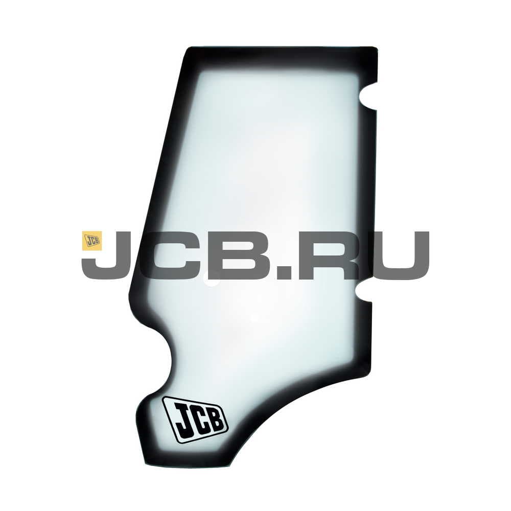 Стекло двери левое JCB 827/80472