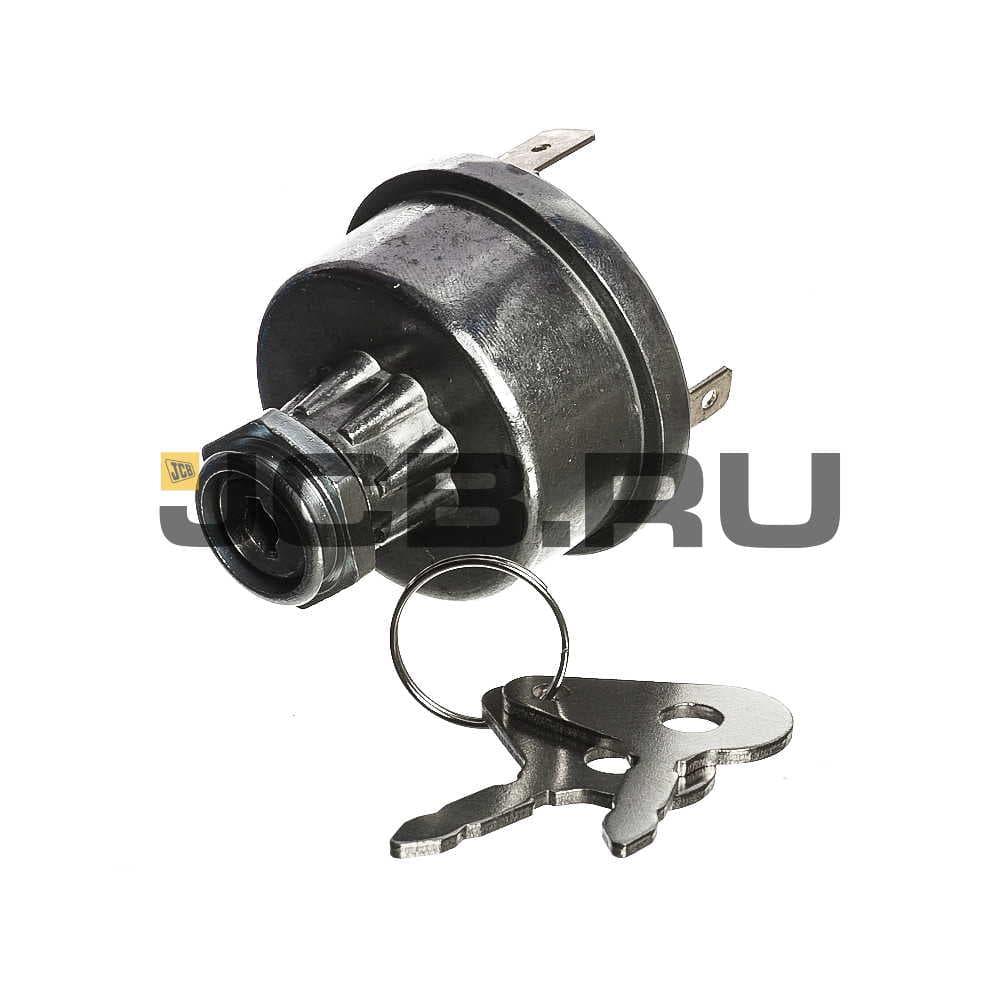 Замок зажигания с ключом и гайкой JCB 334/D3643