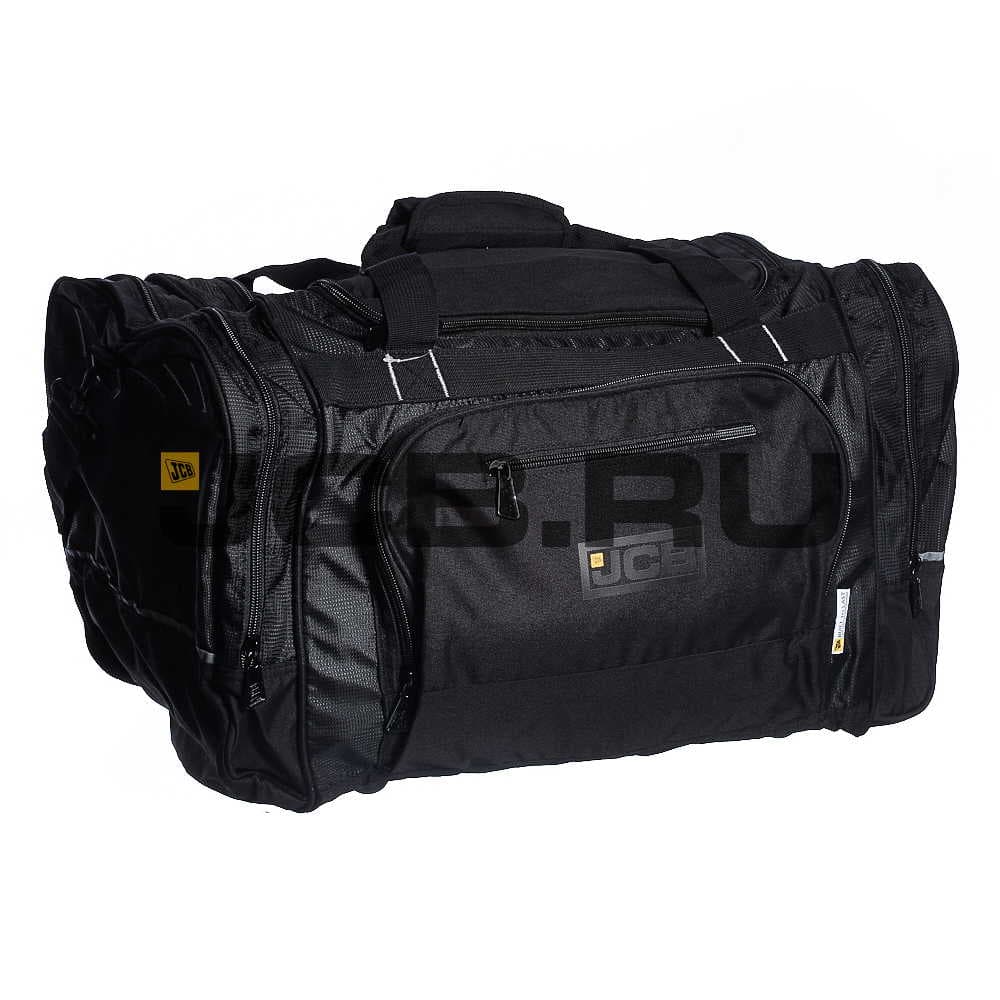 Сумка дорожная серая с логотипом JCB JCB1810