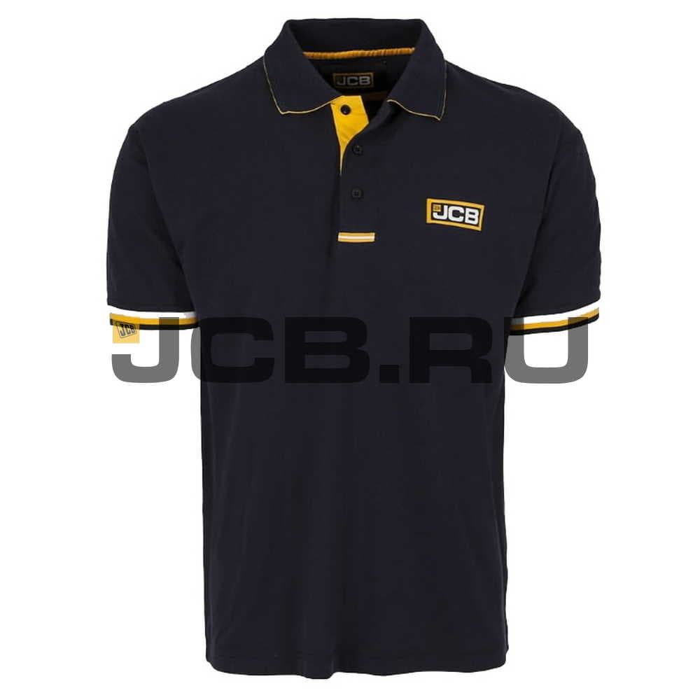 Футболка-поло, цвет темно-синий (S) JCB JCB1830S