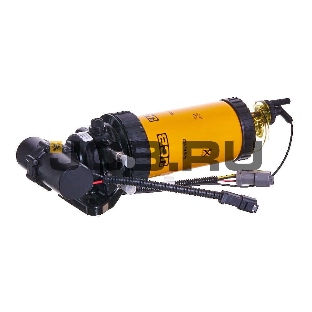 Насос подкачки в сборе 12V с топл. фильтром отстойником JS T2 DM JCB 320/A7237