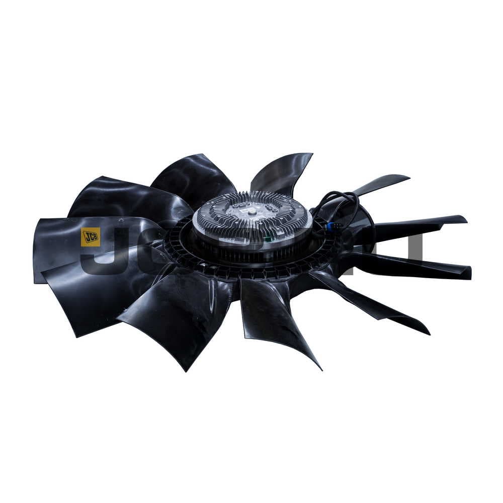 Крыльчатка вентилятора с вискомуфтой ( 11 лопастей, D=850 мм.) JCB 333/K7115