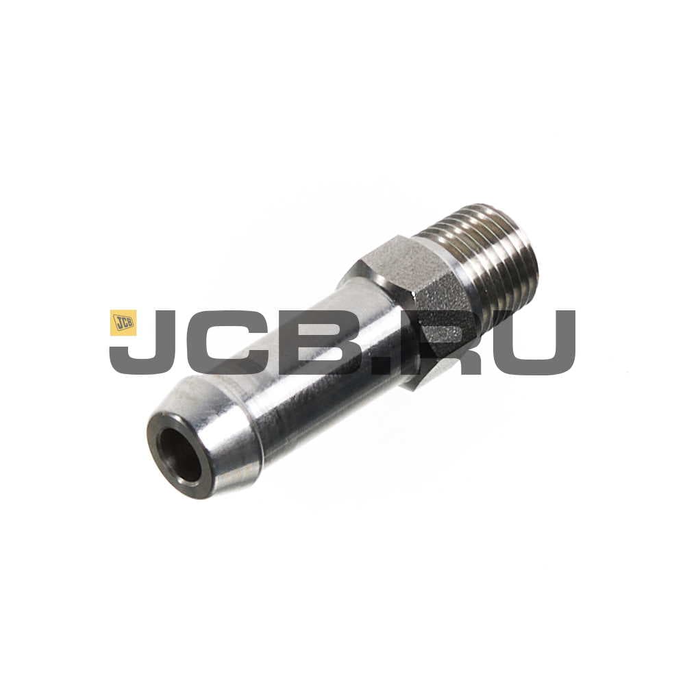 Адаптер 1/8" nptf - 3/8 " патрубок JCB 334/D6720