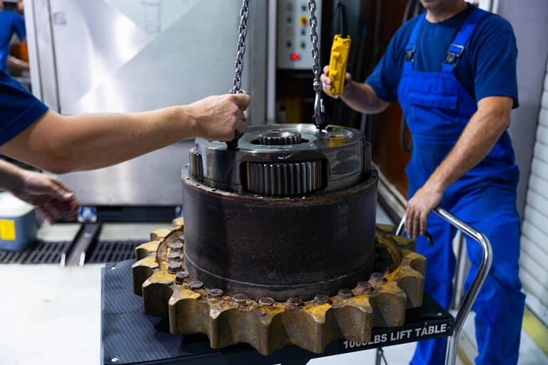 Разборка/дефектовка редуктора хода
